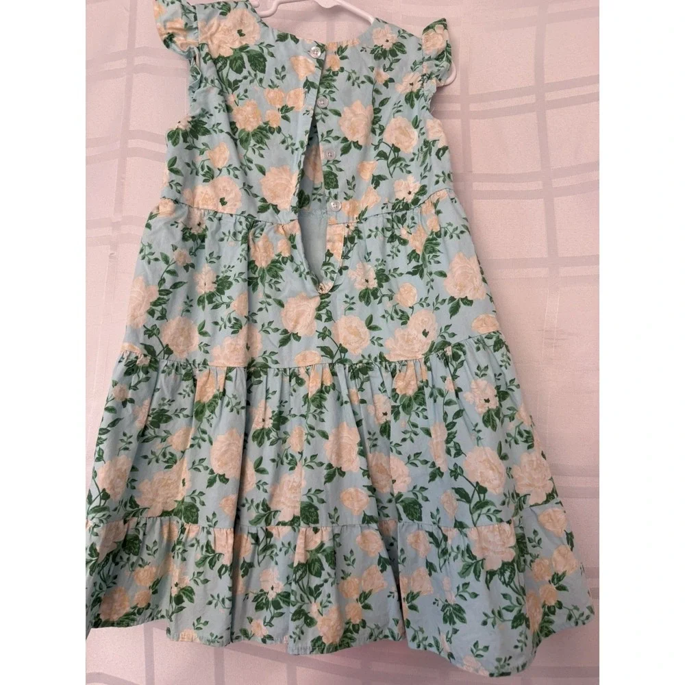 Blueberi boulevard Cottage-Core A-Line Girl's Size 6X Long Dress